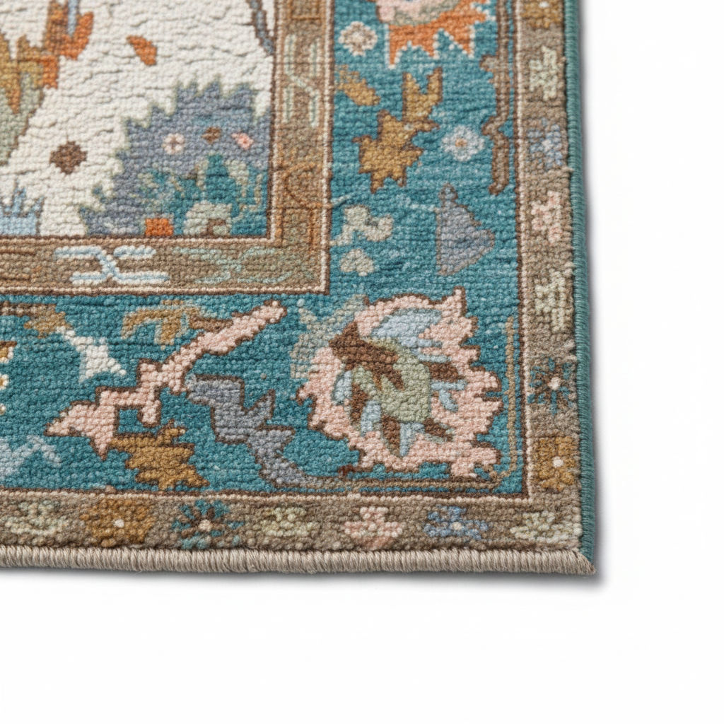ORALENIS - Hand Knotted Oushak Carpet